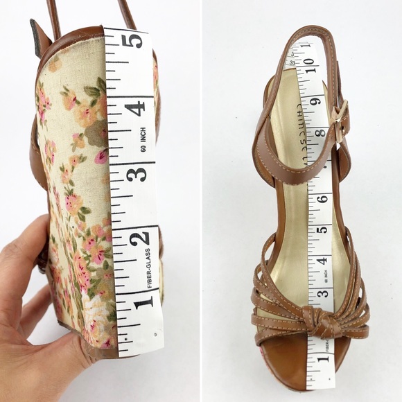 Chinese Laundry Z-Dollface Leather Floral Wedge - Picture 8 of 8